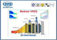 उच्च कुशल HRSG अपशिष्ट हीट रिकवरी स्टीम जेनरेटर ASME मानक