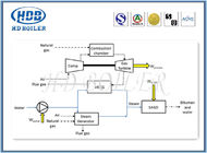 ASME मानक के साथ पावर प्लांट के लिए मिश्र धातु अनुकूलित हीट रिकवरी स्टीम जनरेटर